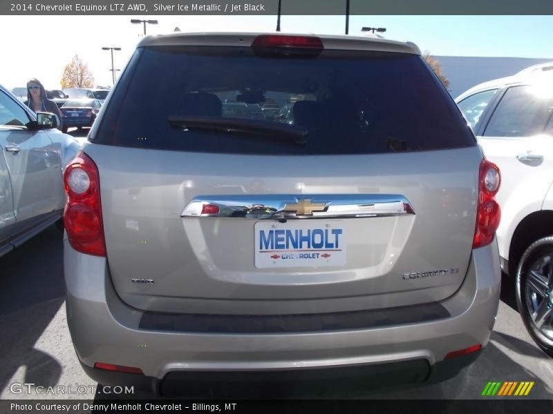 Silver Ice Metallic / Jet Black 2014 Chevrolet Equinox LTZ AWD