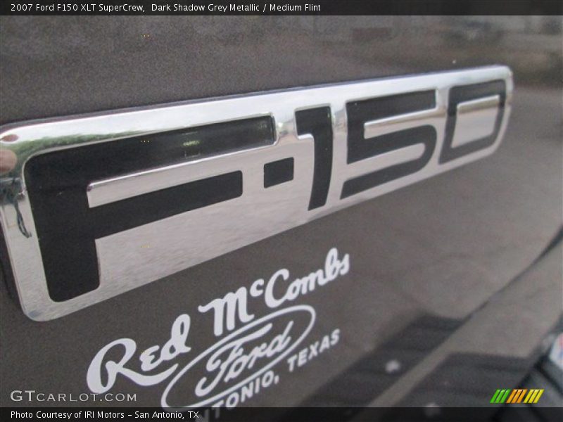 Dark Shadow Grey Metallic / Medium Flint 2007 Ford F150 XLT SuperCrew