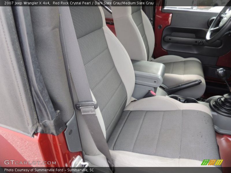 Red Rock Crystal Pearl / Dark Slate Gray/Medium Slate Gray 2007 Jeep Wrangler X 4x4