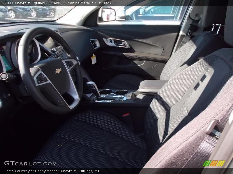 Silver Ice Metallic / Jet Black 2014 Chevrolet Equinox LTZ AWD