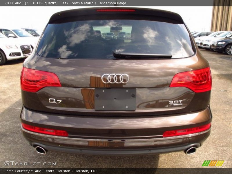 Teak Brown Metallic / Cardamom Beige 2014 Audi Q7 3.0 TFSI quattro