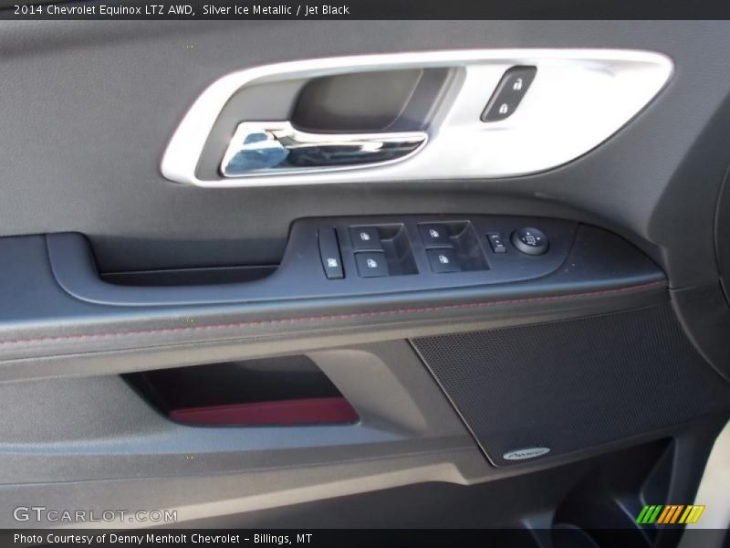 Silver Ice Metallic / Jet Black 2014 Chevrolet Equinox LTZ AWD