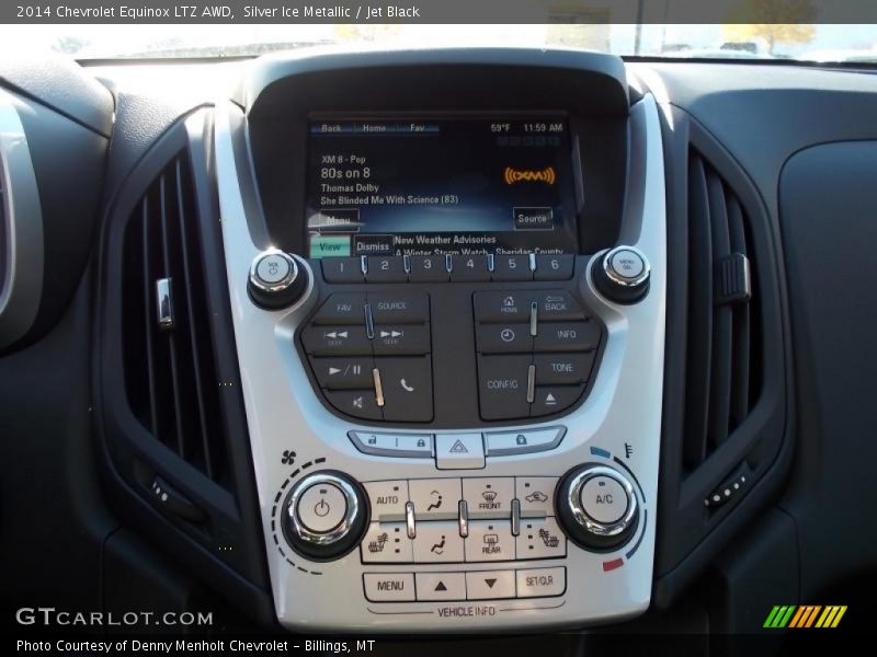 Controls of 2014 Equinox LTZ AWD