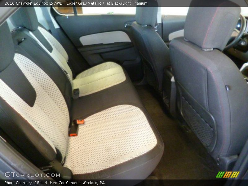 Cyber Gray Metallic / Jet Black/Light Titanium 2010 Chevrolet Equinox LS AWD