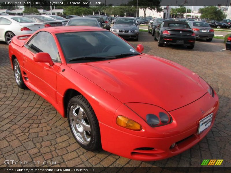 Caracas Red / Black 1995 Mitsubishi 3000GT Spyder SL