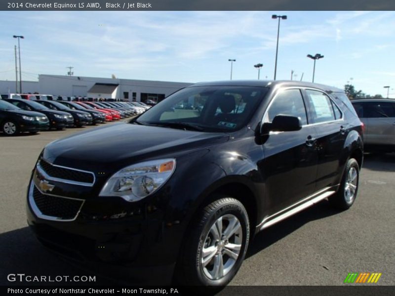 Black / Jet Black 2014 Chevrolet Equinox LS AWD