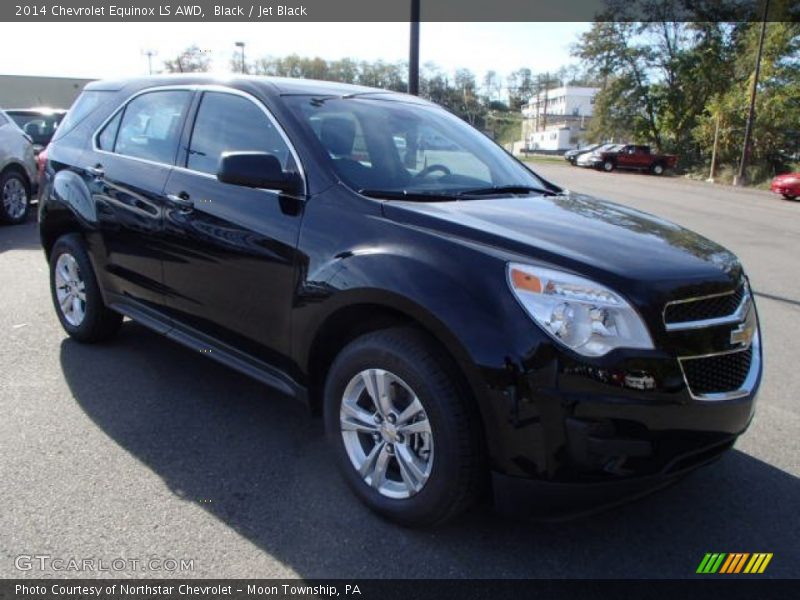 Black / Jet Black 2014 Chevrolet Equinox LS AWD