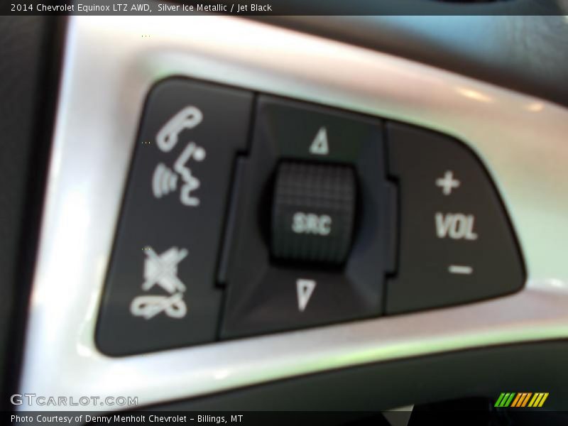 Silver Ice Metallic / Jet Black 2014 Chevrolet Equinox LTZ AWD