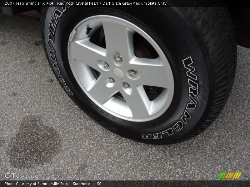 Red Rock Crystal Pearl / Dark Slate Gray/Medium Slate Gray 2007 Jeep Wrangler X 4x4