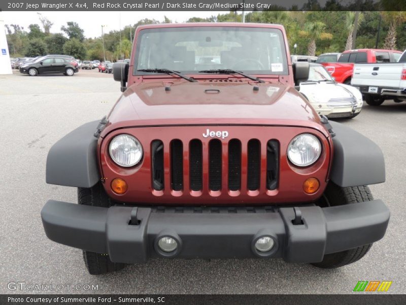 Red Rock Crystal Pearl / Dark Slate Gray/Medium Slate Gray 2007 Jeep Wrangler X 4x4