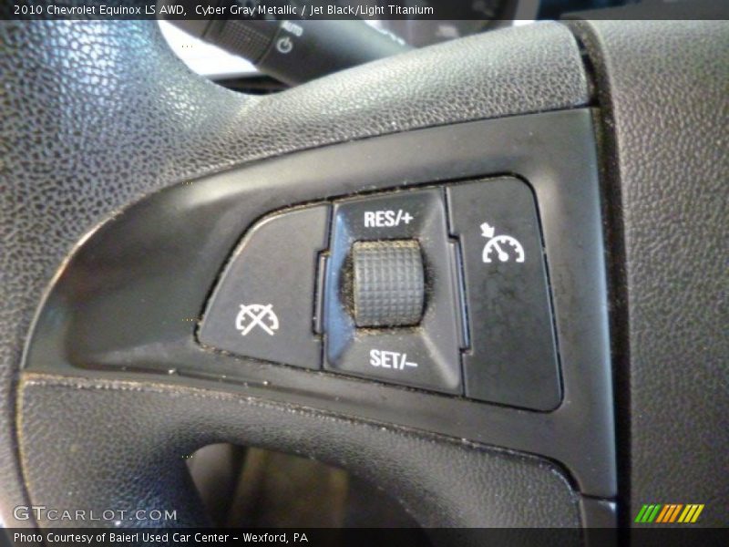 Cyber Gray Metallic / Jet Black/Light Titanium 2010 Chevrolet Equinox LS AWD