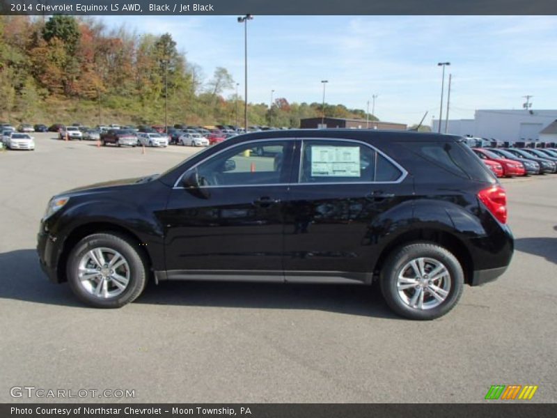 Black / Jet Black 2014 Chevrolet Equinox LS AWD