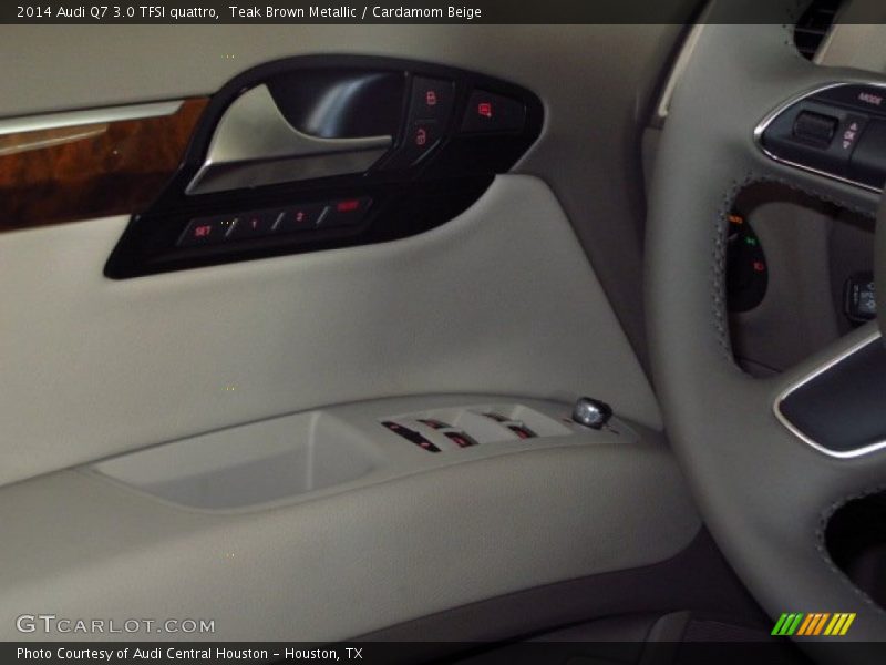 Teak Brown Metallic / Cardamom Beige 2014 Audi Q7 3.0 TFSI quattro