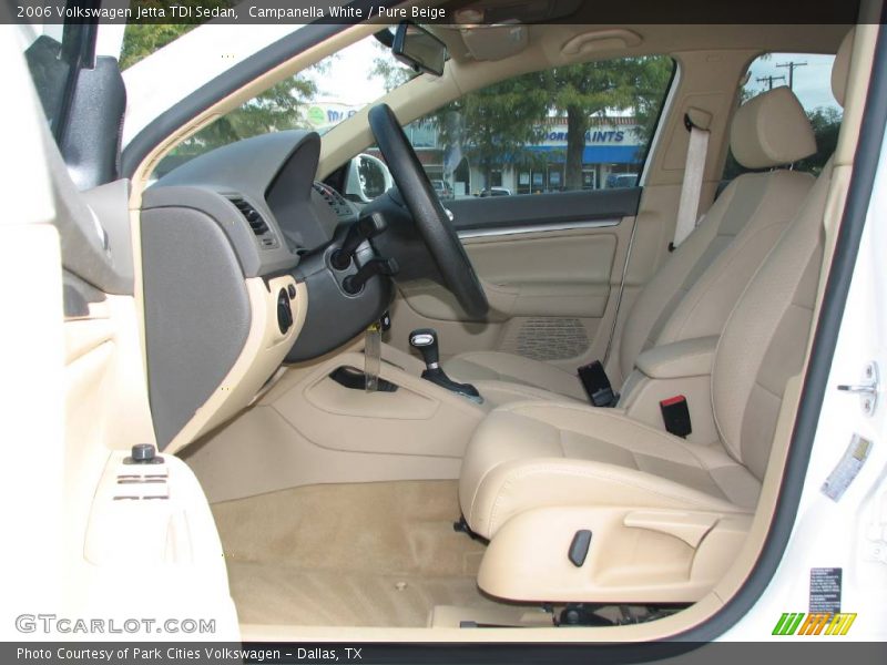 Campanella White / Pure Beige 2006 Volkswagen Jetta TDI Sedan