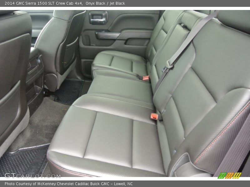 Rear Seat of 2014 Sierra 1500 SLT Crew Cab 4x4