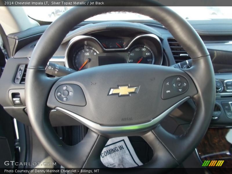 Silver Topaz Metallic / Jet Black 2014 Chevrolet Impala LT