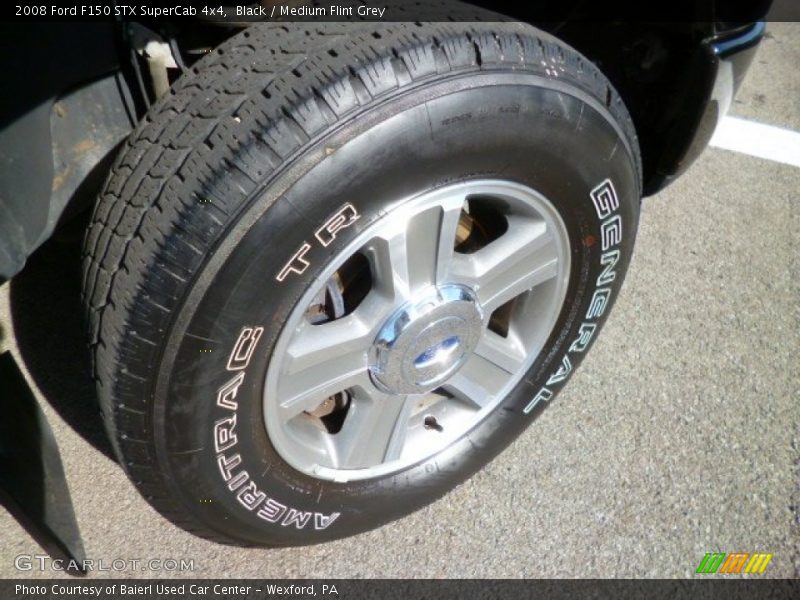 Black / Medium Flint Grey 2008 Ford F150 STX SuperCab 4x4