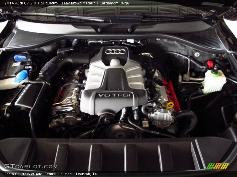 Teak Brown Metallic / Cardamom Beige 2014 Audi Q7 3.0 TFSI quattro