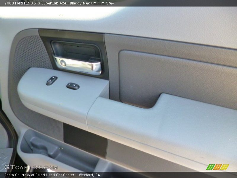 Black / Medium Flint Grey 2008 Ford F150 STX SuperCab 4x4