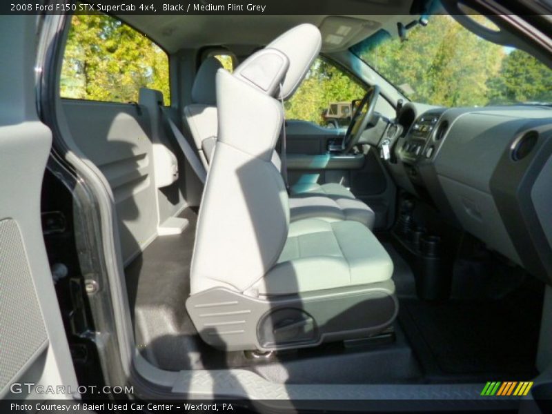 Black / Medium Flint Grey 2008 Ford F150 STX SuperCab 4x4