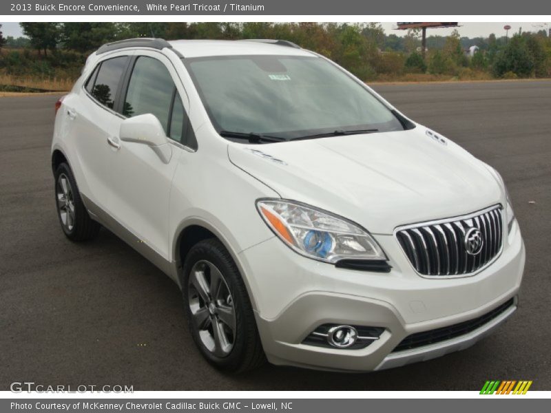 White Pearl Tricoat / Titanium 2013 Buick Encore Convenience