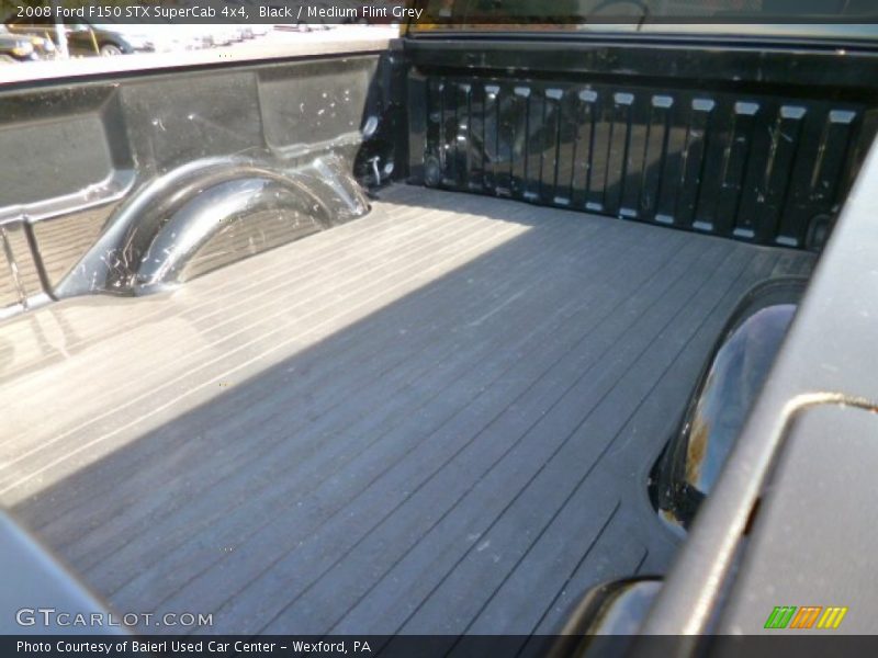 Black / Medium Flint Grey 2008 Ford F150 STX SuperCab 4x4