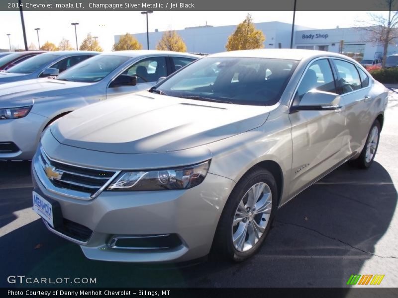 Champagne Silver Metallic / Jet Black 2014 Chevrolet Impala LT