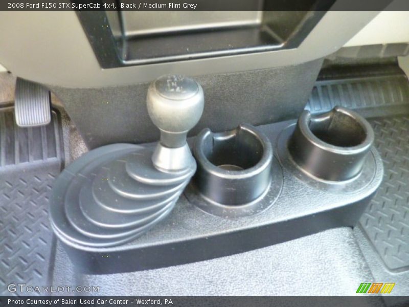 Black / Medium Flint Grey 2008 Ford F150 STX SuperCab 4x4