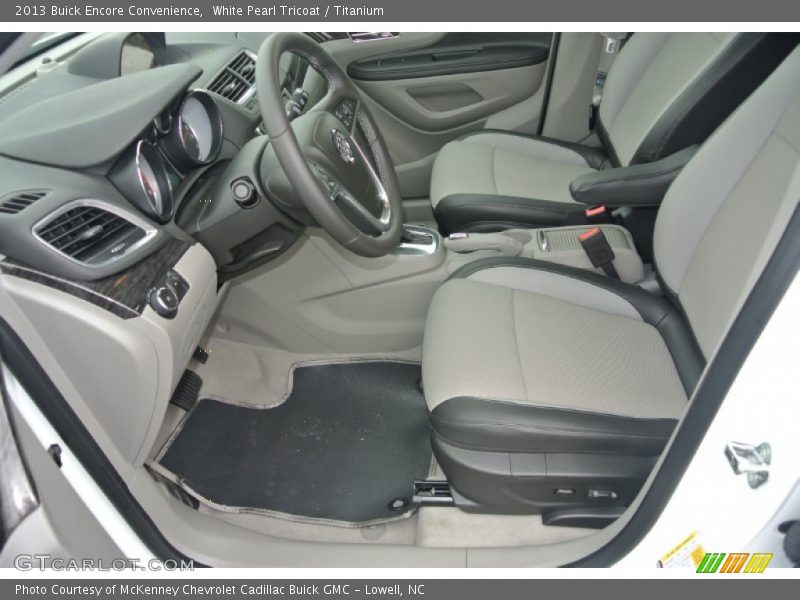 White Pearl Tricoat / Titanium 2013 Buick Encore Convenience