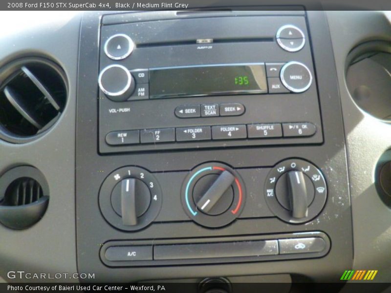 Black / Medium Flint Grey 2008 Ford F150 STX SuperCab 4x4