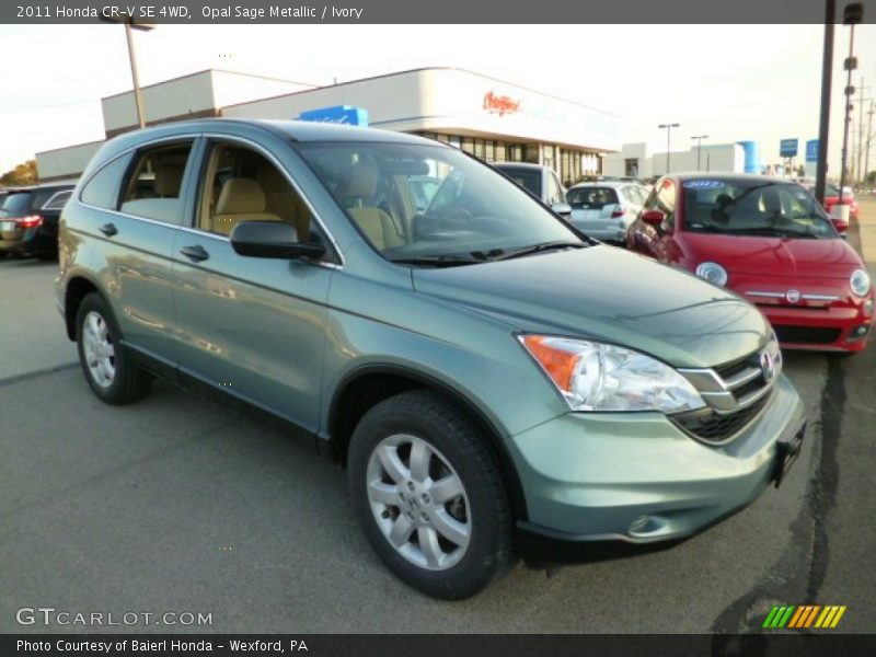 Opal Sage Metallic / Ivory 2011 Honda CR-V SE 4WD