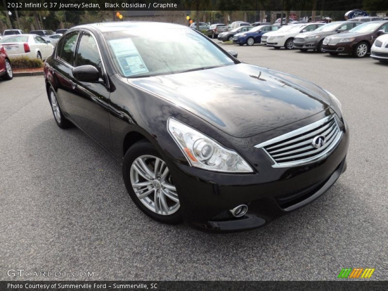 Black Obsidian / Graphite 2012 Infiniti G 37 Journey Sedan