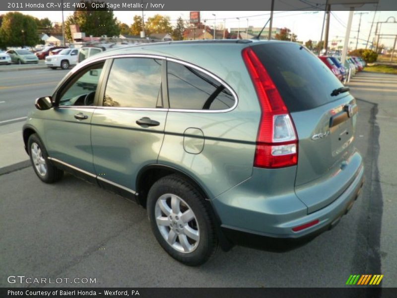 Opal Sage Metallic / Ivory 2011 Honda CR-V SE 4WD