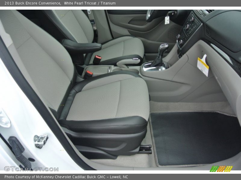 White Pearl Tricoat / Titanium 2013 Buick Encore Convenience