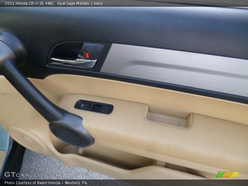 Opal Sage Metallic / Ivory 2011 Honda CR-V SE 4WD