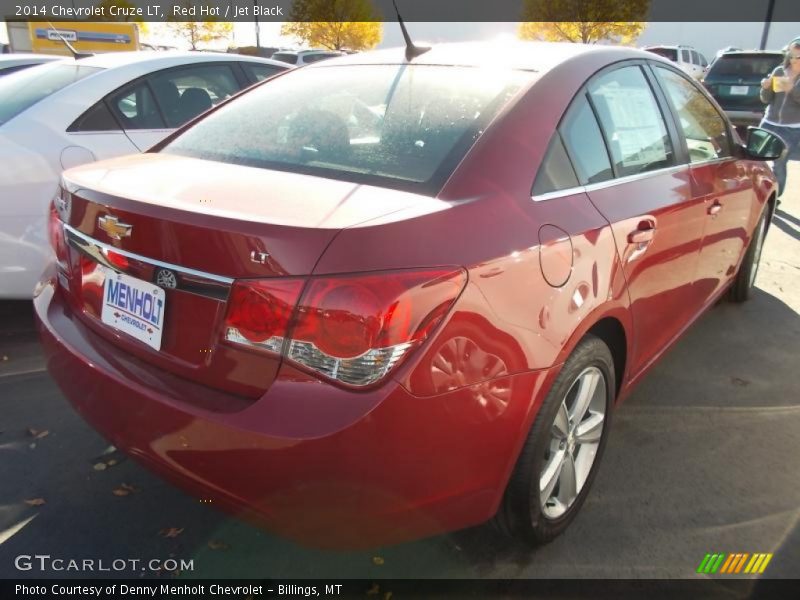 Red Hot / Jet Black 2014 Chevrolet Cruze LT