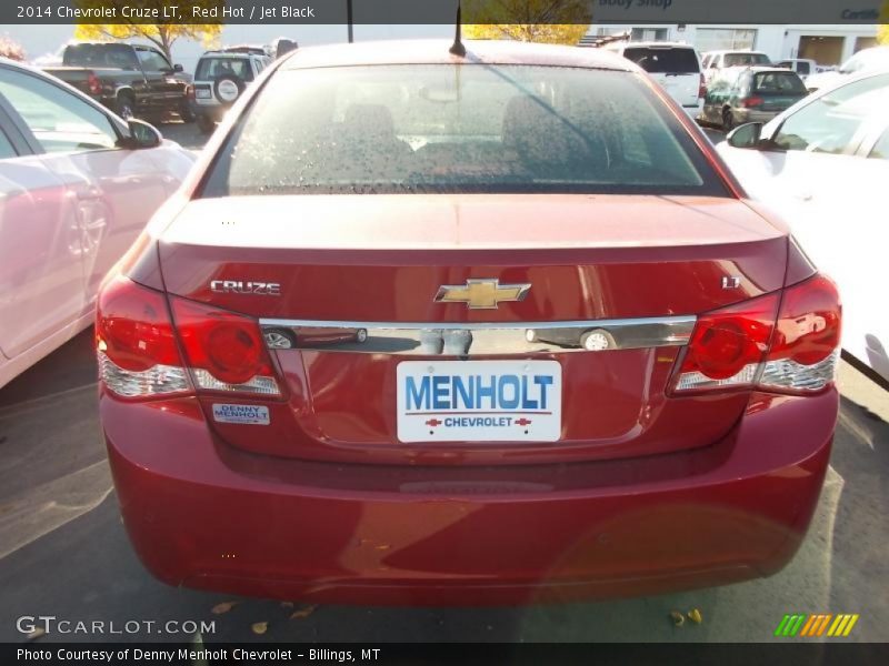 Red Hot / Jet Black 2014 Chevrolet Cruze LT