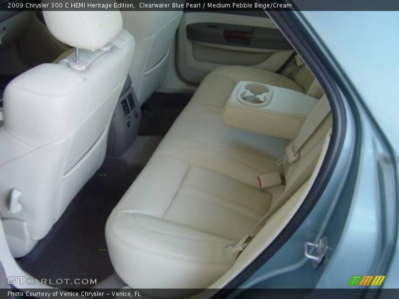 Clearwater Blue Pearl / Medium Pebble Beige/Cream 2009 Chrysler 300 C HEMI Heritage Edition