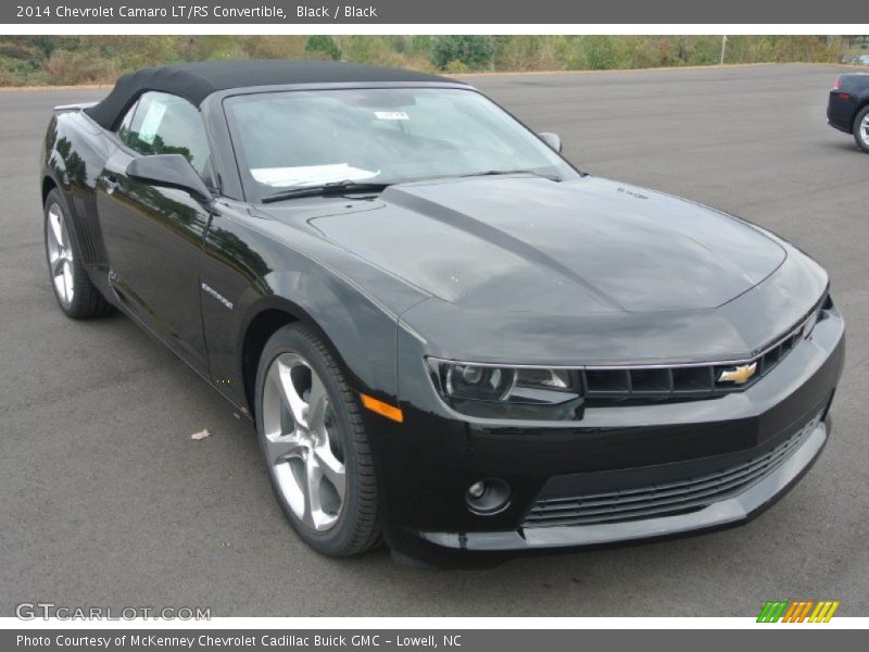Black / Black 2014 Chevrolet Camaro LT/RS Convertible