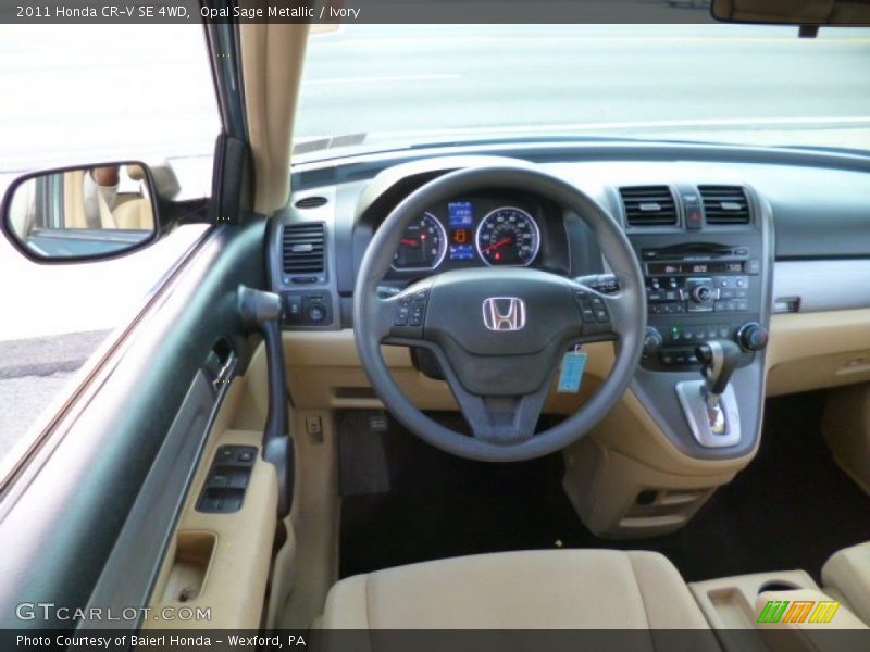 Opal Sage Metallic / Ivory 2011 Honda CR-V SE 4WD