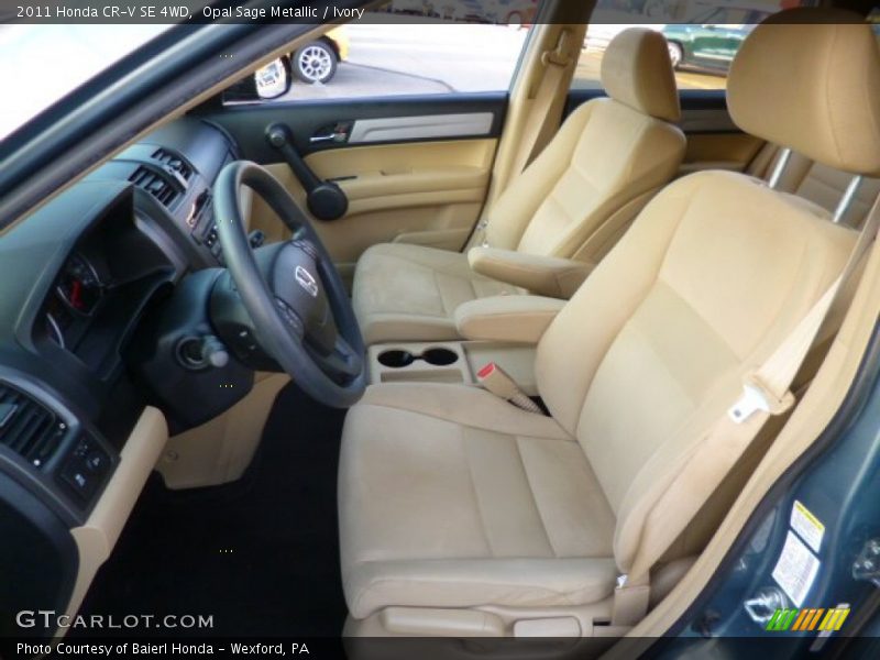 Opal Sage Metallic / Ivory 2011 Honda CR-V SE 4WD