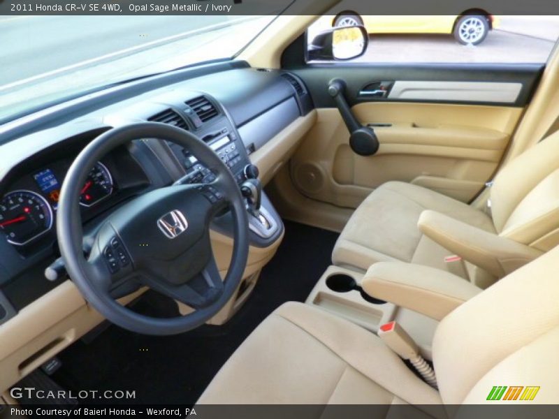 Opal Sage Metallic / Ivory 2011 Honda CR-V SE 4WD