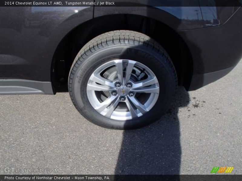 Tungsten Metallic / Jet Black 2014 Chevrolet Equinox LT AWD