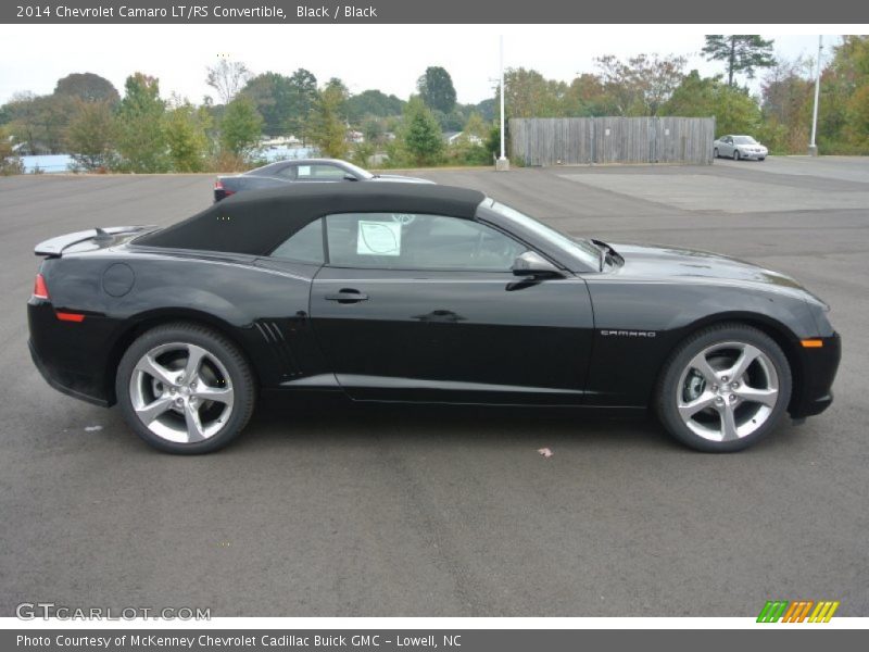 Black / Black 2014 Chevrolet Camaro LT/RS Convertible