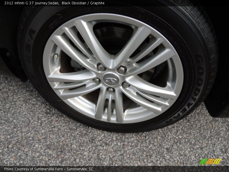Black Obsidian / Graphite 2012 Infiniti G 37 Journey Sedan