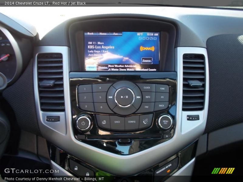 Red Hot / Jet Black 2014 Chevrolet Cruze LT