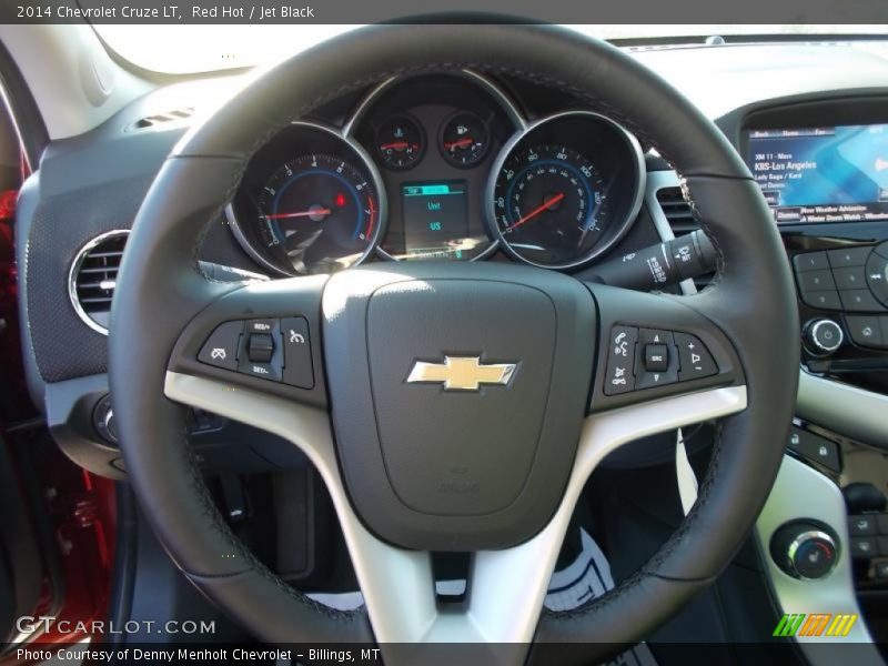 Red Hot / Jet Black 2014 Chevrolet Cruze LT