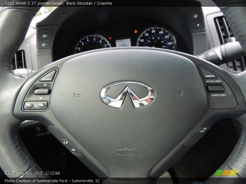 Black Obsidian / Graphite 2012 Infiniti G 37 Journey Sedan