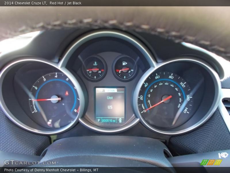 Red Hot / Jet Black 2014 Chevrolet Cruze LT