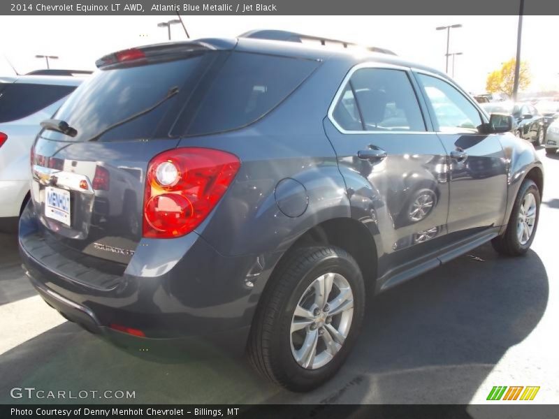 Atlantis Blue Metallic / Jet Black 2014 Chevrolet Equinox LT AWD